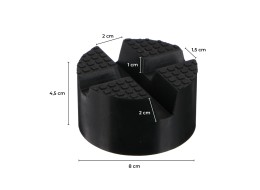 Gumová podložka pro zvedák automobilů JACK PAD 5