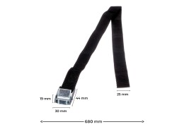 Upínací pásky pro uchycení pneumatiky elektrokol, délka 650 mm, 2ks - náhradní díl