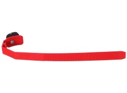 Rychloupínací pásek pro nosič kol na tažné zařízení, délka 38cm, červený - náhradní díl