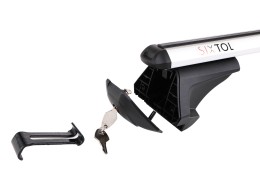 Příčný nosník se zámkem hliníkový ROOF RACK IN PRO, 120cm, nosnost 90kg