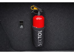 Držák 1kg hasícího přístroje do auta na suchý zip CAR FIRE 1