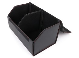 Organizér do kufru auta CAR COMPACT LEATHER L, 2 přihrádky, skládací, s víkem