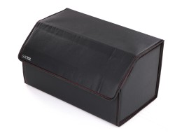 Organizér do kufru auta CAR COMPACT LEATHER L, 2 přihrádky, skládací, s víkem