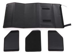 Organizér do kufru auta CAR COMPACT LEATHER L, 2 přihrádky, skládací, s víkem