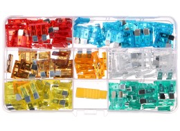 Sada nožových automobilových pojistek MECHANIC FUSE SET 1, 5-30A, 120ks