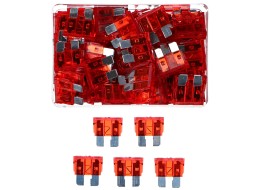 Sada nožových automobilových pojistek MECHANIC FUSE SET 10A, 100ks