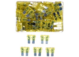 Sada nožových automobilových pojistek MECHANIC FUSE SET 20A, 100ks