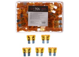 Sada nožových automobilových pojistek MECHANIC FUSE SET 5A, 100ks
