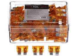 Sada nožových automobilových pojistek MECHANIC FUSE SET 5A, 100ks
