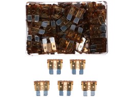 Sada nožových automobilových pojistek MECHANIC FUSE SET 7,5A, 100ks