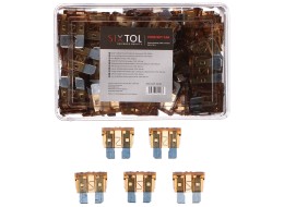 Sada nožových automobilových pojistek MECHANIC FUSE SET 7,5A, 100ks