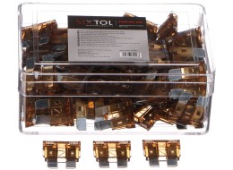 Sada nožových automobilových pojistek MECHANIC FUSE SET 7,5A, 100ks