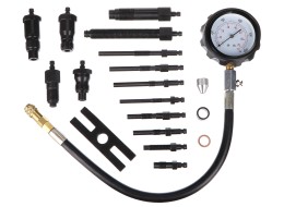 Sada pro testování komprese naftových motorů MECHANIC ENGINE TESTER 19, 0-70bar, 19ks