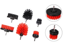Sada kartáčů na vrtačku pro čištění auta CAR DETAILING DRILL BRUSH 6, 6ks