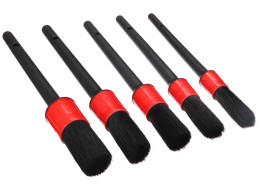 Sada měkkých precizních štětců pro čištění auta CAR DETAILING BRUSH 5 SOFT, 5ks