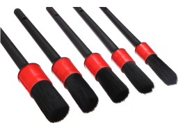 Sada měkkých precizních štětců pro čištění auta CAR DETAILING BRUSH 5 SOFT, 5ks