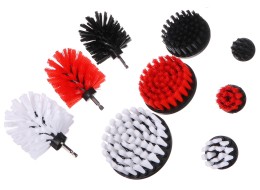 Sada kartáčů na vrtačku pro čištění auta CAR DETAILING DRILL BRUSH 9, 9ks