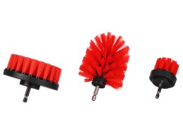 Sada kartáčů na vrtačku pro čištění auta CAR DETAILING DRILL BRUSH 3 MEDIUM, 3ks