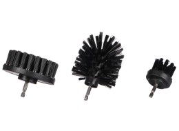 Sada kartáčů na vrtačku pro čištění auta CAR DETAILING DRILL BRUSH 3 HARD, 3ks