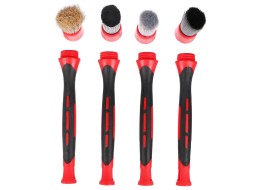 Sada precizních štětců s vyměnitelnými nástavci pro čištění auta CAR DETAILING BRUSH 4