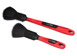 Sada precizních štětců pro čištění auta s ergo rukojetí CAR DETAILING BRUSH 2 PRO, 2ks