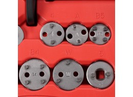 Pneumatický stlačovák brzdových pístů MECHANIC BRAKE SET PNEU 23, sada 23ks