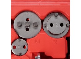 Pneumatický stlačovák brzdových pístů MECHANIC BRAKE SET PNEU 23, sada 23ks
