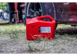 Kanystr plastový MECHANIC FUEL CANISTER RED 10L, červený