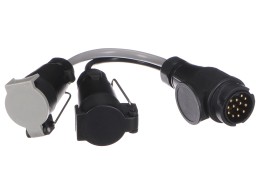 Kabelová redukce zástrčky tažného zařízení TRAILER CABLE 6, ze 13pin na 7pin N+S, 35cm