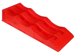 Nájezdové rampy pro auto MECHANIC CAR RAMP 5T, 2ks, červená