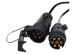 Prodlužovací 7pin kabel - závěsná zásuvka+zástrčka TRAILER CABLE 7, 12V, 5m