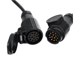 Prodlužovací 13pin kabel - závěsná zásuvka+zástrčka TRAILER CABLE 8, 12V, 5m