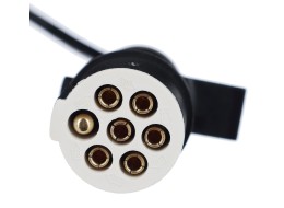 Propojovací spirálový kabel 7pin typ S TRAILER CABLE 10, plastová zástrčka, 24V, 3,5m