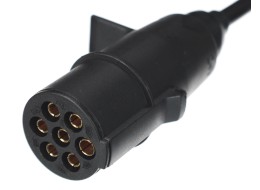 Propojovací spirálový kabel 7pin typ N TRAILER CABLE 11, plastová zástrčka, 24V, 3,5m