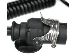 Propojovací spirálový EBS kabel 7pin TRAILER CABLE 14, 24V, 3,5m