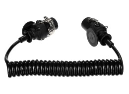 Propojovací spirálový EBS kabel 7pin TRAILER CABLE 14, 24V, 3,5m