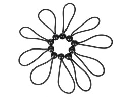 Sada upínacích gum s kuličkou CARGO CORD SET 3, 15cm, 10ks