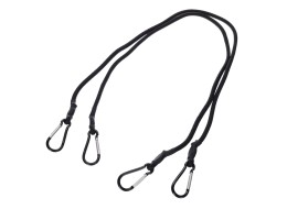 Gumové upínací popruhy/gumicuky CARGO CORD CARABINER 100, 100cm, 2ks