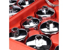Sada kalíškových klíčů na olejové filtry MECHANIC OIL WRENCH 16, 16 ks