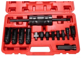 Sada na demontáž vstřikovačů s rázovým kluzným kladivem MECHANIC PULLER SET 1, 14 ks