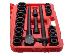 Sada nástrčných hlavic s ráčnou MECHANIC WRENCH SET 2, heavy-duty, 21 ks