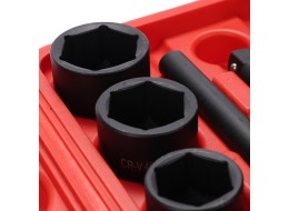 Sada nástrčných hlavic s ráčnou MECHANIC WRENCH SET 2, heavy-duty, 21 ks