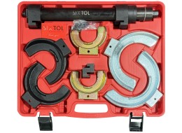 Sada stahováku pružin tlumičů s vyměnitelnými vidlicemi MECHANIC SPRING SET 5