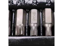 Sada torx bitů v kovovém pouzdře MECHANIC TORX SET 1, 40 ks
