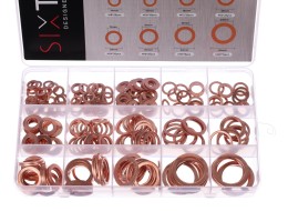 Sada měděných těsnících kroužků MECHANIC RING SET 2, M5–M20, 300 ks