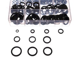 Sada těsnicích kroužků z NBR a oceli MECHANIC RING SET 3, M6–M24, 180 ks
