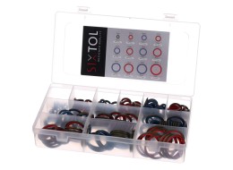Sada hydraulických těsnění s gumovým límcem MECHANIC RING SET 4, 245 ks