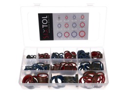 Sada hydraulických těsnění s gumovým límcem MECHANIC RING SET 4, 245 ks