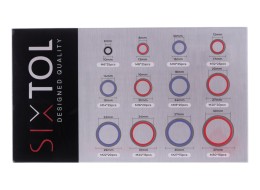 Sada hydraulických těsnění s gumovým límcem MECHANIC RING SET 4, 245 ks