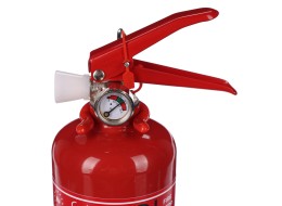 Práškový hasicí přístroj FIRE STOP 1 kg, ABC, celokovový, včetně kovového držáku